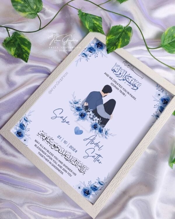 Customised Name frame