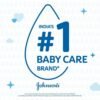 Johnson's Baby Skincare Wipes with Lid, (72 Wet Wipes), White, Large