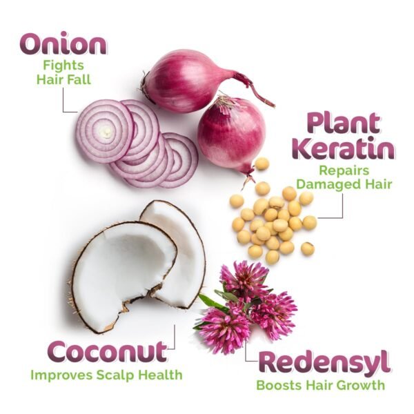 Mamaearth Anti-Hair Fall Spa Kit | Onion Shampoo 250 ml + Conditioner 250 ml + Hair Oil 150 ml | Boosts Growth | Reduces Hair Fall | Softens Hair