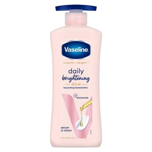 Vaseline Daily Brightening Body Lotion For Healthy & Glowing Skin with Niacinamide 600ml