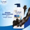 CLINIC PLUS Strong & Long Shampoo, 650 Ml, for Hair Growth and Strength, with Milk Proteins & Multivitamins, Strengthening Formula