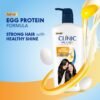CLINIC PLUS Strength & Shine Shampoo, 650 ml, for Smooth and Strong Hair, with Egg Protein, Enhances Shine, Suitable for all Hair Types