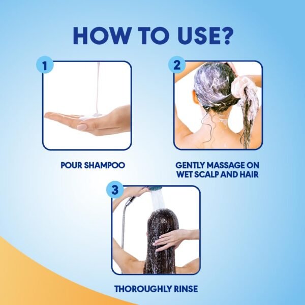 CLINIC PLUS Strength & Shine Shampoo, 650 ml, for Smooth and Strong Hair, with Egg Protein, Enhances Shine, Suitable for all Hair Types