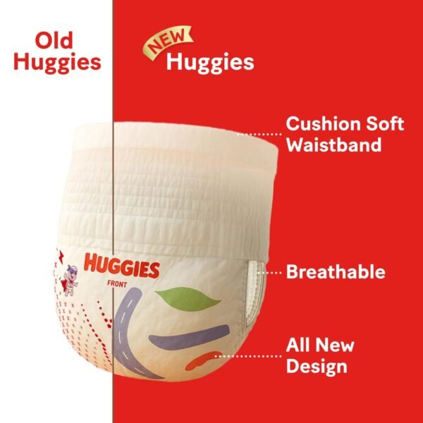 Huggies Complete Comfort Wonder Pants | Pant Style Baby Diapers Small Size (S), 172 Count | India's Fastest Absorbing Diaper, Prevents Diaper Rash, Ideal for 4 to 8 Kgs (86 Count, Pack of 2)