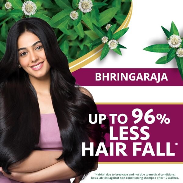 Himalaya Anti-Hair Fall Bhringaraja Shampoo, Reduces Hair Fall, Makes Hair Healthy, With Bhringaraja & Palasha,for men and women, 650ml