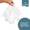 Claret Facial Tissue | Makeup Removal Tissue Wipes | Tissue Paper Holder For Office Desk | Car Accessories | 2 Ply Super Soft & Highly Absorbent | 200 Pulls Each