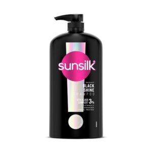 Sunsilk Stunning Black Shine Shampoo 650ML|| With Amla + Oil & Pearl Protein|| Gives Shiny|| Moisturised and Fuller Hair - Paraben Free