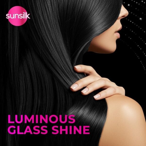 Sunsilk Stunning Black Shine Shampoo 650ML|| With Amla + Oil & Pearl Protein|| Gives Shiny|| Moisturised and Fuller Hair - Paraben Free