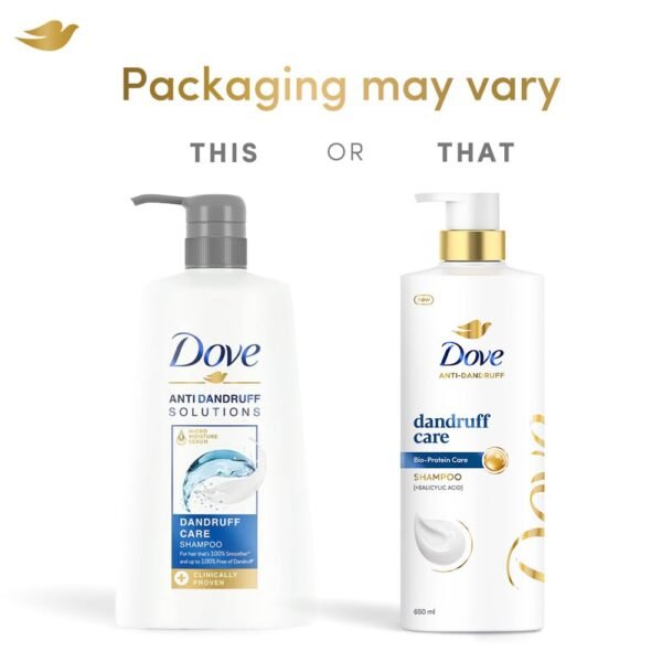 Dove Anti Dandruff Solutions Shampoo 650 ml|| Prevents Dandruff & Dry Scalp|| Mild Daily Shampoo for Smooth & Frizz Free Hair - For Men & Women