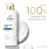 Dove Anti Dandruff Solutions Shampoo 650 ml|| Prevents Dandruff & Dry Scalp|| Mild Daily Shampoo for Smooth & Frizz Free Hair - For Men & Women