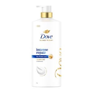 Dove Intense Repair Shampoo 650 ml Repairs Dry and Damaged|| Strengthening Shampoo for Smooth & Strong Hair - Mild for Men & Women