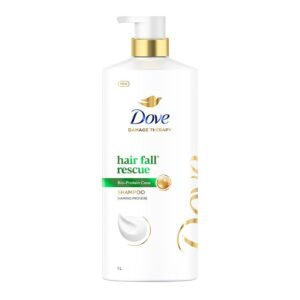 Dove Hair Fall Rescue Shampoo 650 ml || For Damaged Hair|| Hair Fall Control for Thicker Hair - Mild Daily Anti Hair Fall Shampoo for Men & Women