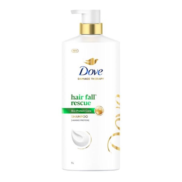Dove Hair Fall Rescue Shampoo 650 ml || For Damaged Hair|| Hair Fall Control for Thicker Hair - Mild Daily Anti Hair Fall Shampoo for Men & Women