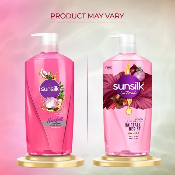 Sunsilk Onion & Jojoba Oil Hairfall Resist Oil Blends Shampoo | with No Added Parabens | (700 ml)