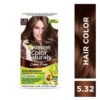 Garnier, Hair Colouring Creme, Long-lasting Colour, Smoothness & Shine, Color Naturals, Shade: 5.32 Caramel Brown, 70ml + 60g