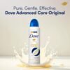 Dove Advanced Care Original Deodorant for Women | 72H Odour Protection | 0% Alcohol | Triple Moisturising Technology | 250 ML