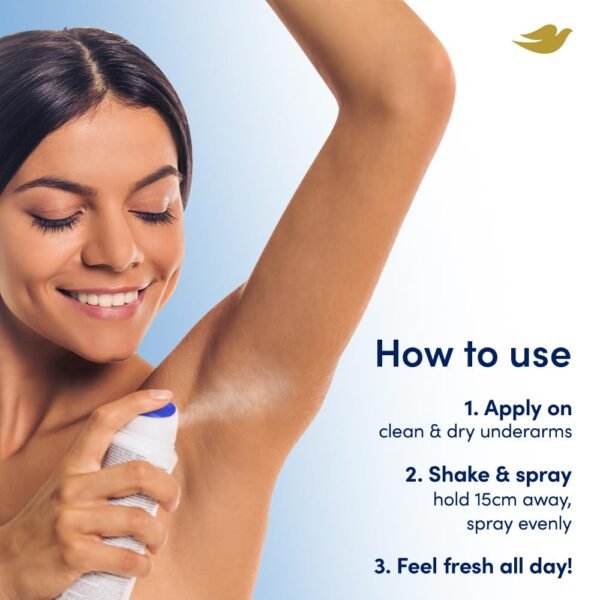 Dove Advanced Care Original Deodorant for Women | 72H Odour Protection | 0% Alcohol | Triple Moisturising Technology | 250 ML