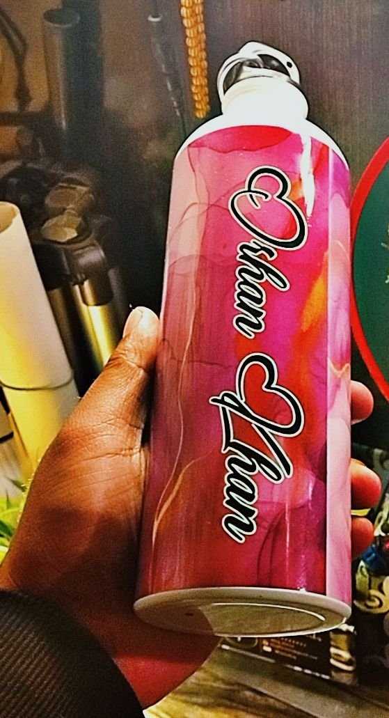 Customised water bottle