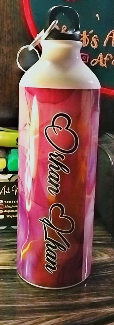 Customised water bottle