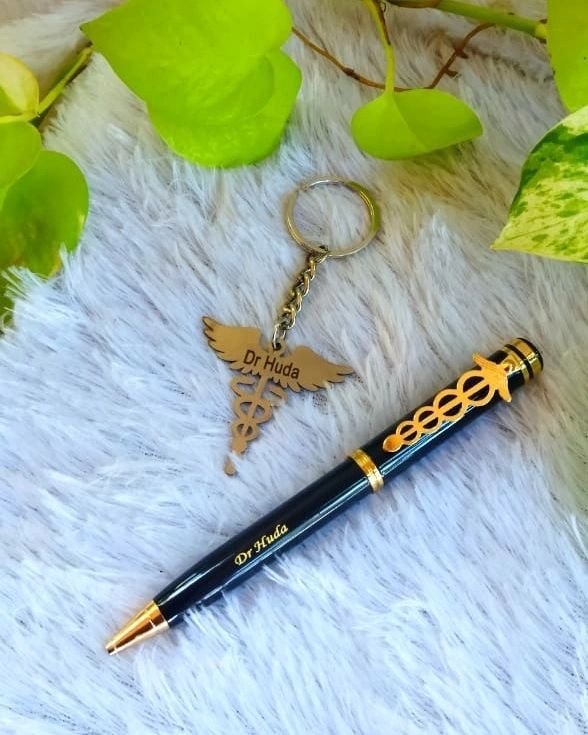 Customised pens and keychain