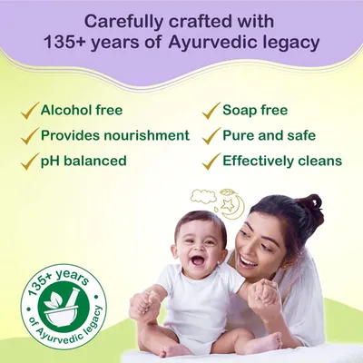 Dabur Baby Wipes: Soft Moisturizing Wet Wipes enriched with Aloe Vera & Amba Haldi | No Parabens & Phthalates - 80 Wipes