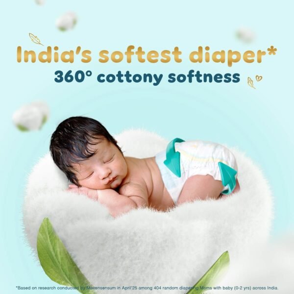 Pampers Premium Care Pant Style Baby Diapers | Voted India's Softest | All-in-1 with 360 Cottony Softness Diapers