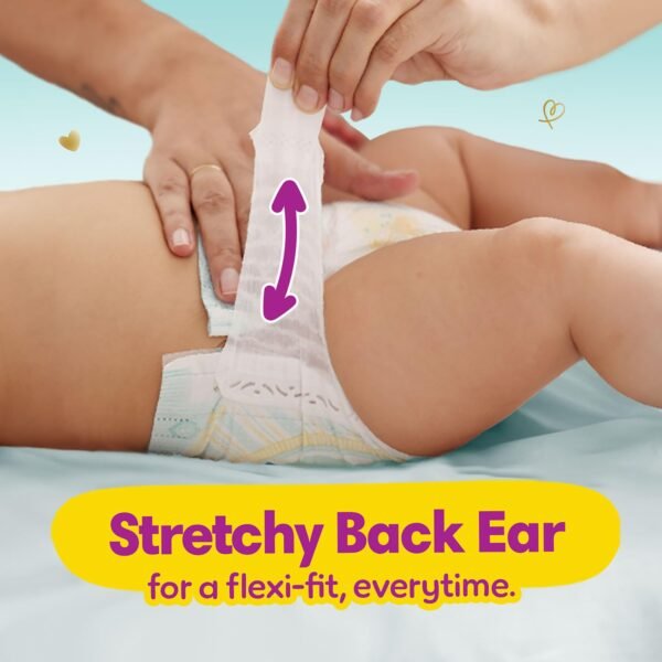 Pampers Active Baby Tape Style Baby Diapers, Adjustable Fit with 5 star skin protection