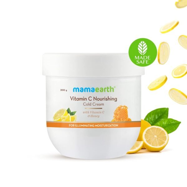 Mamaearth Vitamin C Nourishing Cold Winter Cream for Face & Body with Vitamin C & Honey for Illuminating Moisturization – 200g