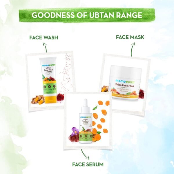 Mamaearth Ubtan Nourishing Cold Cream with Turmeric & Saffron | For Glowing Moisturization | Nourishes Skin | 200 g