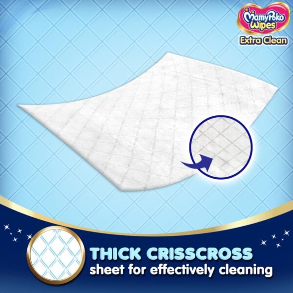 MamyPoko Extra clean Baby Wipes, 72 Sheets