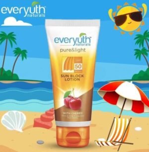 Everyuth Naturals Sun Block Lotion SPF 50 PA ++++ (50gm)